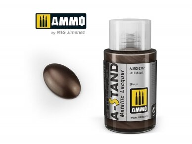 AMMO MIG - A-Stand dažai Jet Exhaust (metalikas), 30 ml, 2312