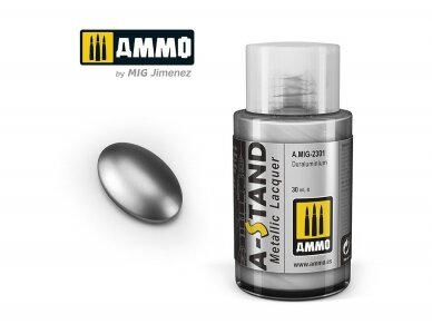 AMMO MIG - A-Stand dažai Duraluminium (metalikas), 30 ml, 2301