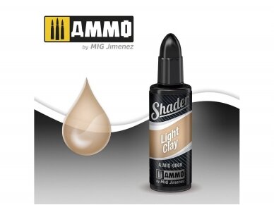 AMMO MIG - Shader krāsas LIGHT CLAY, 10 ml, 0869
