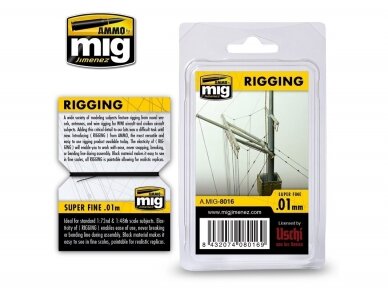 AMMO MIG - RIGGING - SUPER FINE 0,01 mm, 8016