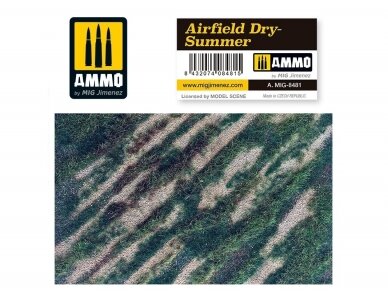 AMMO MIG - Scenic mat AIRFIELD DRY-SUMMER, 8481