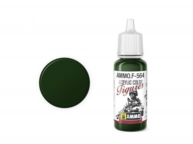 AMMO MIG - Akriliniai dažai figūrėlėms MILITARY GREEN, 17ml, F564