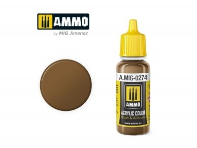 AMMO MIG - Akrila krāsas FS-30118 Marrone Mimetico 1, 17ml, 0274
