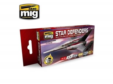 AMMO MIG - Acrylic paint set STAR DEFENDERS SCI-FI COLORS, 7130