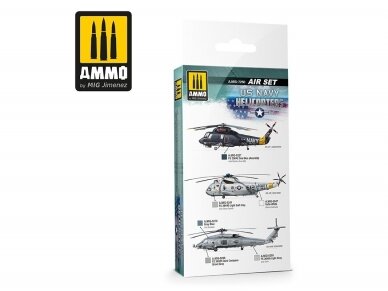 AMMO MIG - Acrylic paint set US NAVY Helicopters, 7250 1