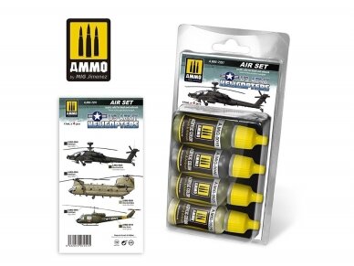 AMMO MIG - Acrylic paint set US Army Helicopters, 7251