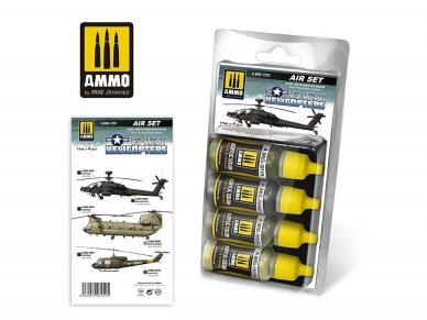 AMMO MIG - Akrilinių dažų rinkinys US Army Helicopters, 7251