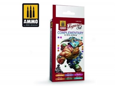 AMMO MIG - Aкрил набор красок COMPLEMENTARY COLORS. FIGURE SET, 7032 1
