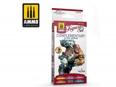 AMMO MIG - Aкрил набор красок COMPLEMENTARY COLORS. FIGURE SET, 7032