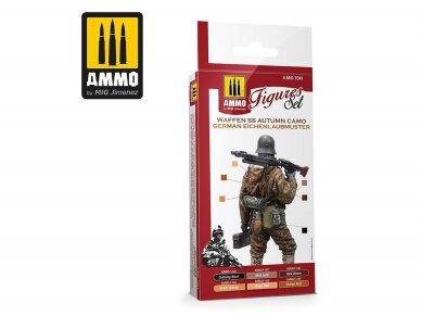 AMMO MIG - Acrylic paint set WAFFEN SS Autumn Camo. German Einchenlaubmuster, 7041 1