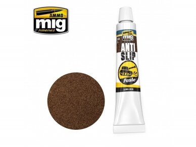 AMMO MIG - ANTI-SLIP PASTE - BROWN COLOR FOR 1/35 (Antislip rudos spalvos (akrilo pasta)), 20ml, 2035