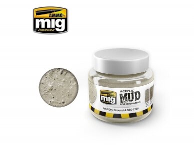 AMMO MIG - Акриловая грязь ARID DRY GROUND, 250ml, 2100