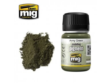 AMMO MIG - Пигмент ARMY GREEN, 35ml, 3019