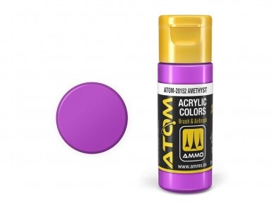 AMMO MIG - ATOM Akrüülvärv Amethyst, 20ml, 20152 1 AMMO MIG - ATOM Akrüülvärv Amethyst, 20ml, 20152 1