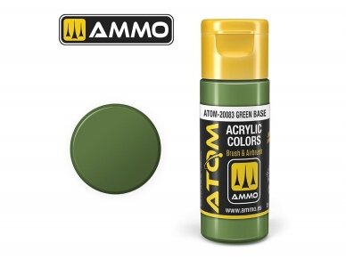 AMMO MIG - ATOM Akrila krāsas Green Base, 20ml, 20083