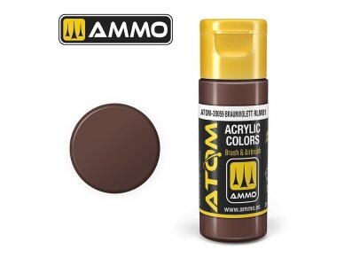 AMMO MIG - ATOM Akrüülvärv Braunviolett RLM81, 20ml, 20059 AMMO MIG - ATOM Akrüülvärv Braunviolett RLM81, 20ml, 20059