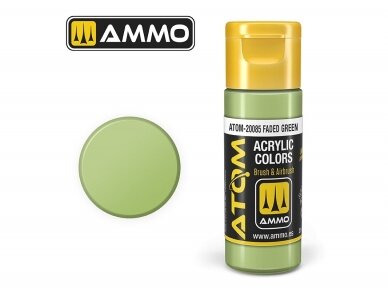 AMMO MIG - ATOM Akrüülvärv Faded Green, 20ml, 20085 AMMO MIG - ATOM Akrüülvärv Faded Green, 20ml, 20085