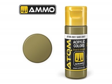 AMMO MIG - ATOM Acrylic paint Sand Grey, 20ml, 20011
