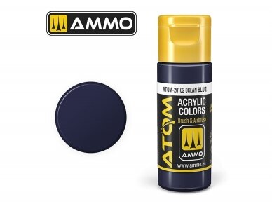 AMMO MIG - ATOM Acrylic paint Ocean Blue, 20ml, 20102 AMMO MIG - ATOM Acrylic paint Ocean Blue, 20ml, 20102