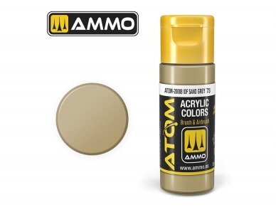 AMMO MIG - ATOM Akrila krāsas IDF Sand Grey ´73, 20ml, 20008