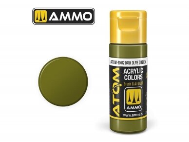 AMMO MIG - ATOM Acrylic paint Dark Olive Green, 20ml, 20072