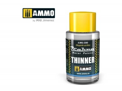 AMMO MIG - Cobra motor paints Acrylic Thinner (растворитель для акриловой краски), 30 ml, 2260