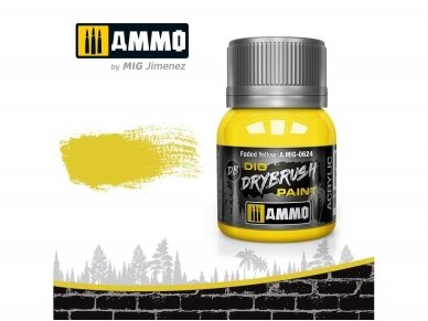 AMMO MIG - Weathering product DRYBRUSH Faded Yellow, 40ml, 0624