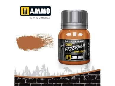 AMMO MIG - Weathering product DRYBRUSH Medium Rust, 40ml, 0611