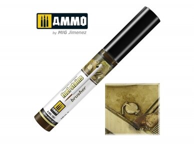 AMMO MIG - Sendinimo priemonė EFFECTS BRUSHER - Fuel Stains, 1801