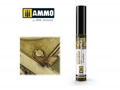 AMMO MIG - Sendinimo priemonė EFFECTS BRUSHER - Fuel Stains, 1801 1