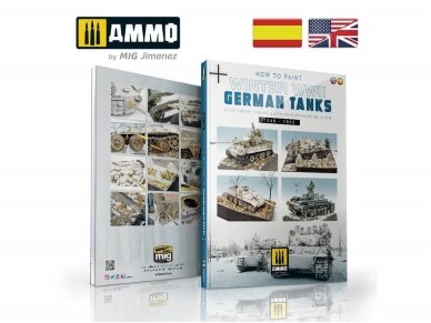 AMMO MIG - How to Paint Winter WWII German Tanks Multilingüal (Eng - Spa), 6039