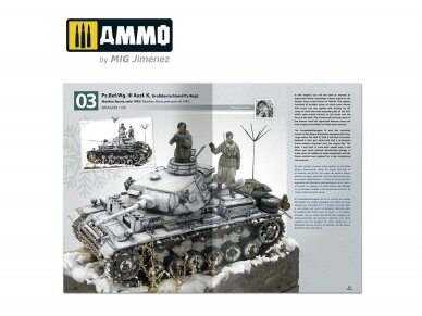 AMMO MIG - How to Paint Winter WWII German Tanks Multilingüal (Eng - Spa), 6039 3