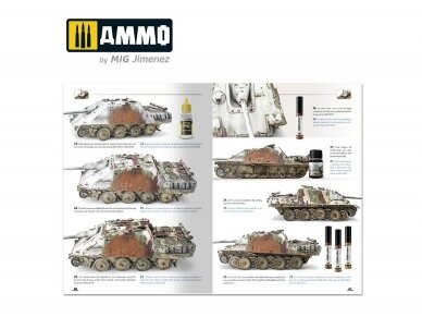 AMMO MIG - How to Paint Winter WWII German Tanks Multilingüal (Eng - Spa), 6039 5