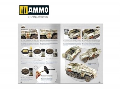 AMMO MIG - How to Paint Winter WWII German Tanks Multilingüal (Eng - Spa), 6039 6