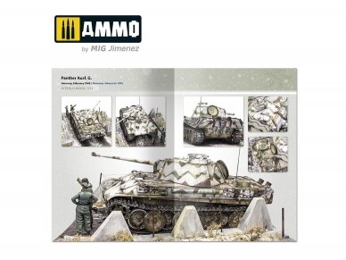 AMMO MIG - How to Paint Winter WWII German Tanks Multilingüal (Eng - Spa), 6039 7