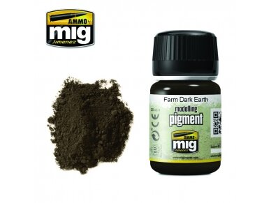 AMMO MIG - Pigment FARM DARK EARTH, 35ml, 3027
