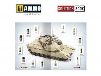 AMMO MIG - How to Paint Modern US Military Sand Scheme SOLUTION BOOK, 6512 2