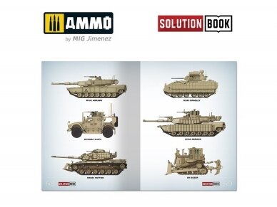 AMMO MIG - How to Paint Modern US Military Sand Scheme SOLUTION BOOK, 6512 1