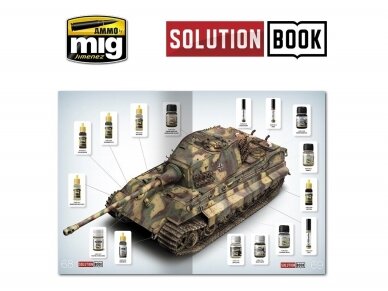 AMMO MIG - SOLUTION BOOK. HOW TO PAINT WWII GERMAN LATE (Multilingual), 6503 8