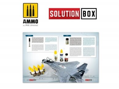 AMMO MIG - How To Paint USAF Navy Grey Fighters Solution Book (Multilingual), 6509 2