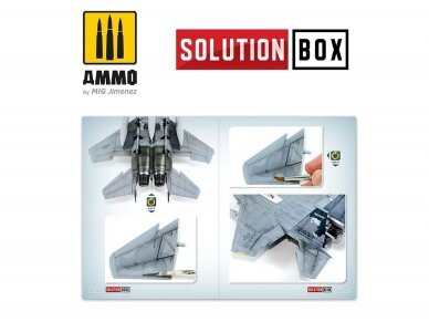 AMMO MIG - How To Paint USAF Navy Grey Fighters Solution Book (Multilingual), 6509 5