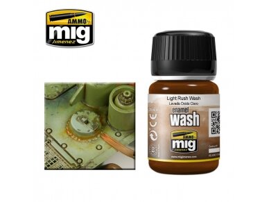 AMMO MIG - Sendinimo priemonė LIGHT RUST WASH, 35ml, 1004