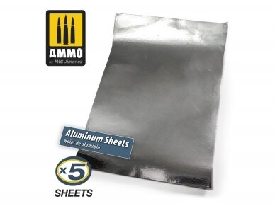AMMO MIG - ALUMINIUM SHEETS 280x195 mm, 8247 1 AMMO MIG - ALUMINIUM SHEETS 280x195 mm, 8247 1