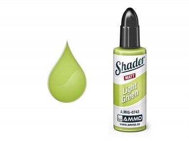 AMMO MIG - MATT SHADER paint Light Green, 10 ml, 0743 1