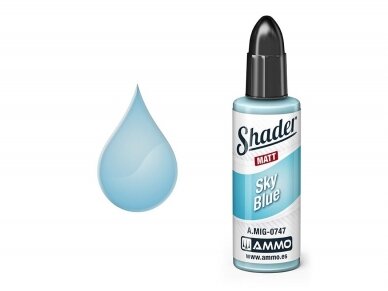 AMMO MIG - MATT SHADER paint Sky Blue, 10 ml, 0747 1