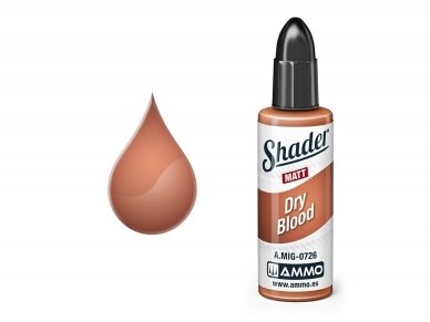 AMMO MIG - MATT SHADER paint Dry Blood, 10 ml, 0726 1 AMMO MIG - MATT SHADER paint Dry Blood, 10 ml, 0726 1
