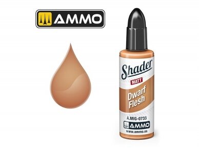 AMMO MIG - MATT SHADER dažai Dwarf Flesh, 10 ml, 0733 AMMO MIG - MATT SHADER dažai Dwarf Flesh, 10 ml, 0733
