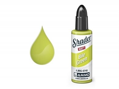 AMMO MIG - MATT SHADER paint Bile Green, 10 ml, 0745 1