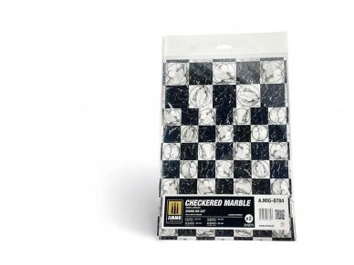 AMMO MIG - medžiaga modeliavimui Checkered Marble. Round die-cut for bases for wargames 8784 1 AMMO MIG - medžiaga modeliavimui Checkered Marble. Round die-cut for bases for wargames 8784 1