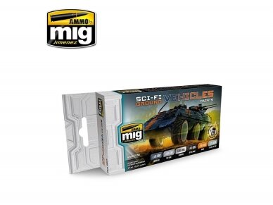 AMMO MIG - Acrylic paint set SCI-FI GROUND VEHICLES COLOR SET, 7155